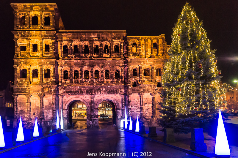 Weihnachten an der Porta Nigra in Tier Architektur Jens Koopmann's