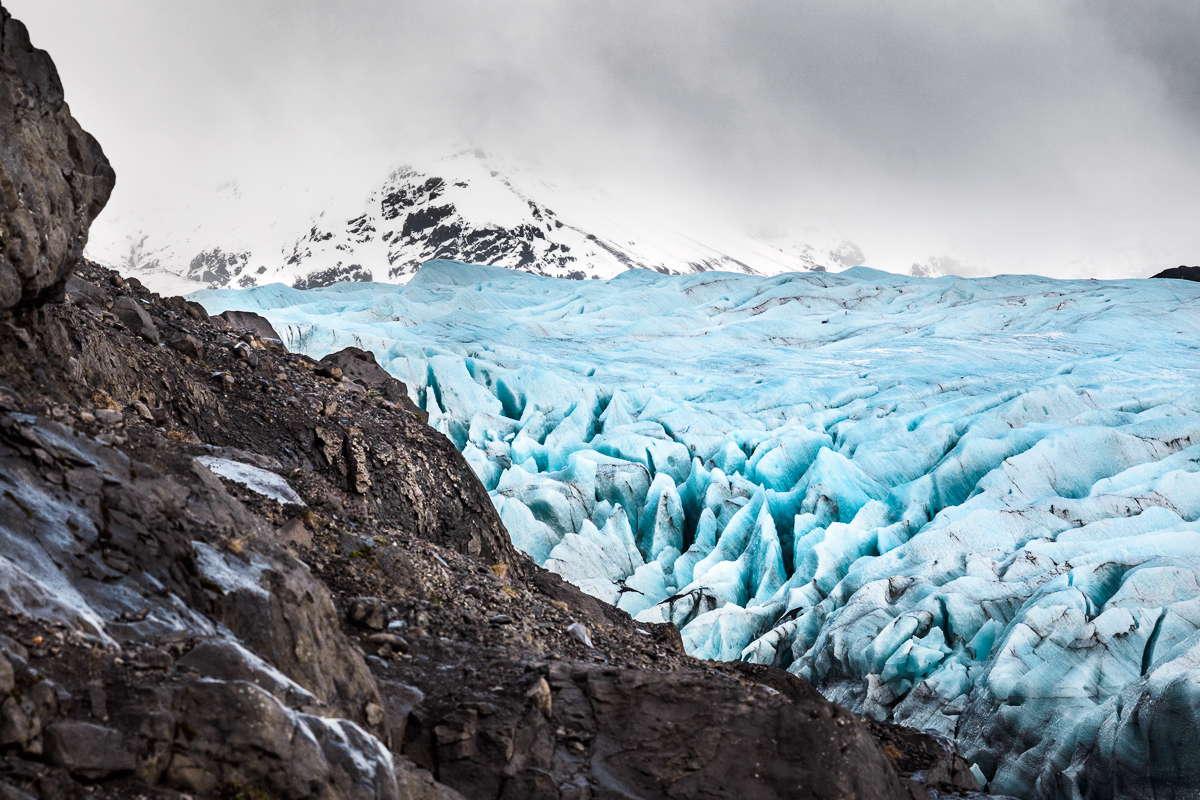 Island 2017 - Svínafellsjökull  Gletscher