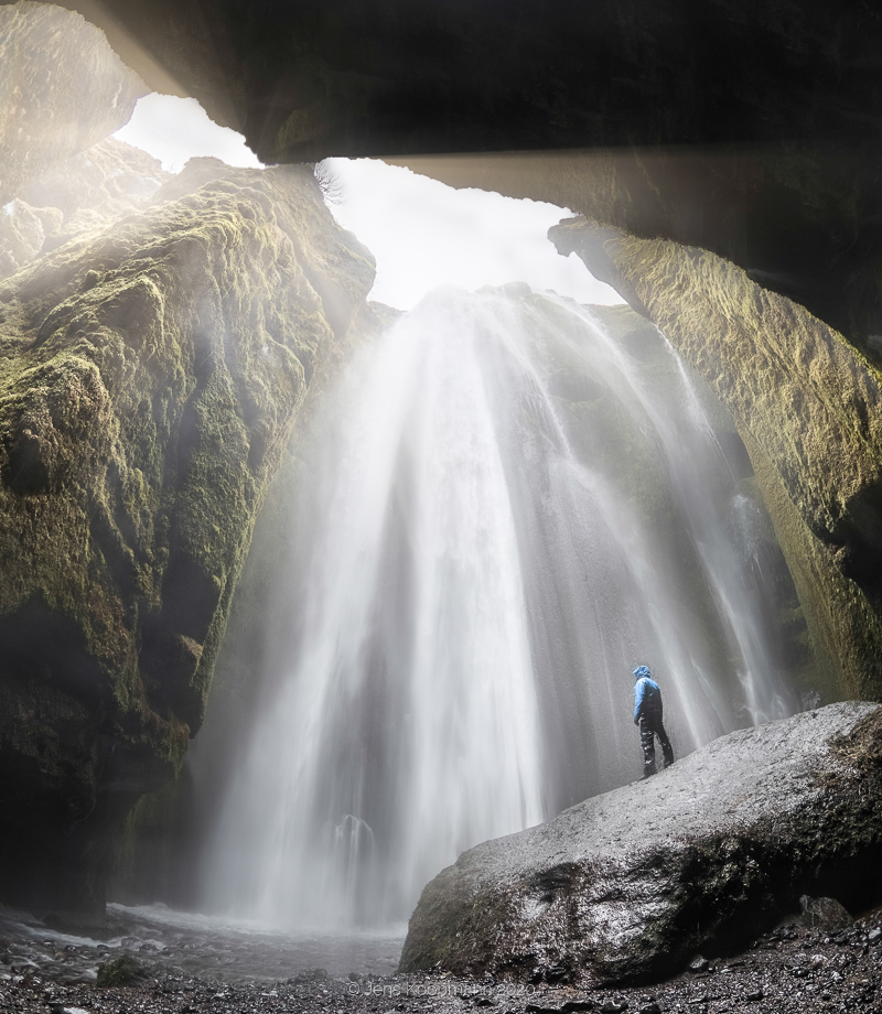 Island 2017 - Gljúfrabúi Wasserfall